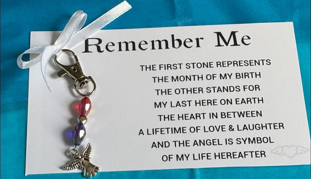 Remember me Keyring and card