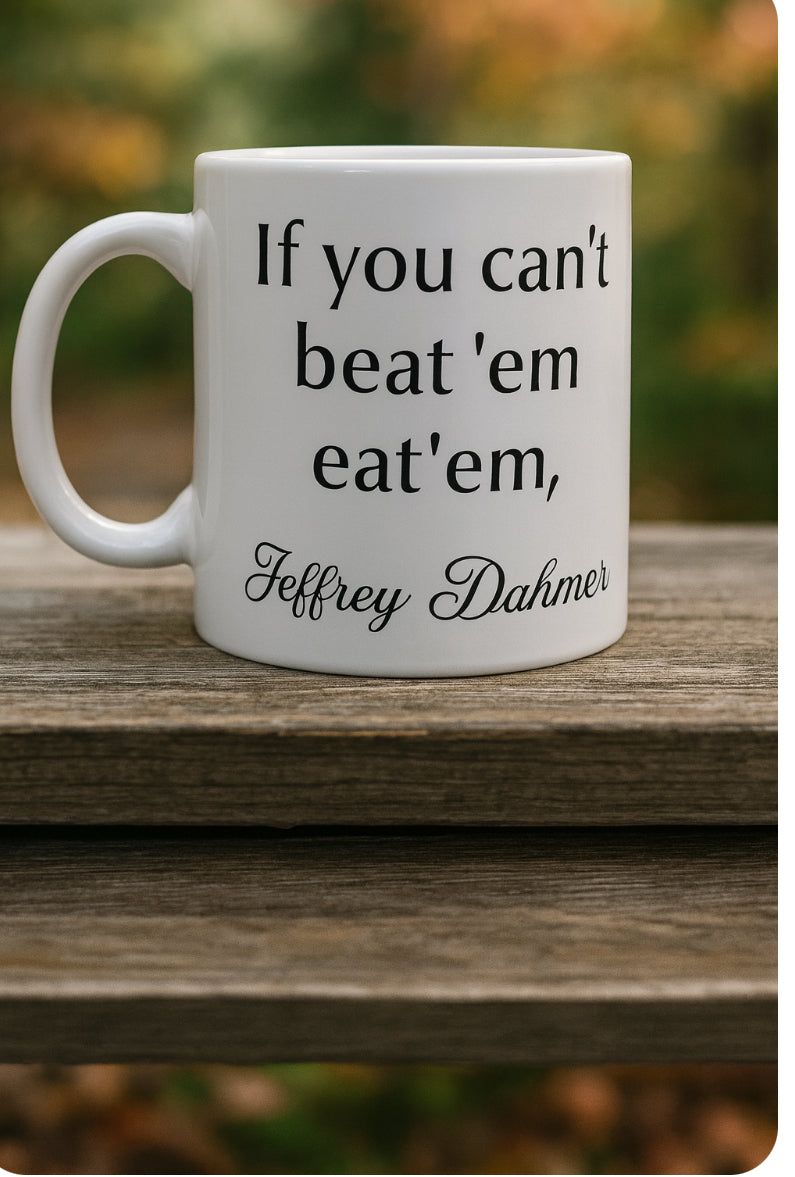 Jeffrey Dahmer joke 11oz mug horror gift