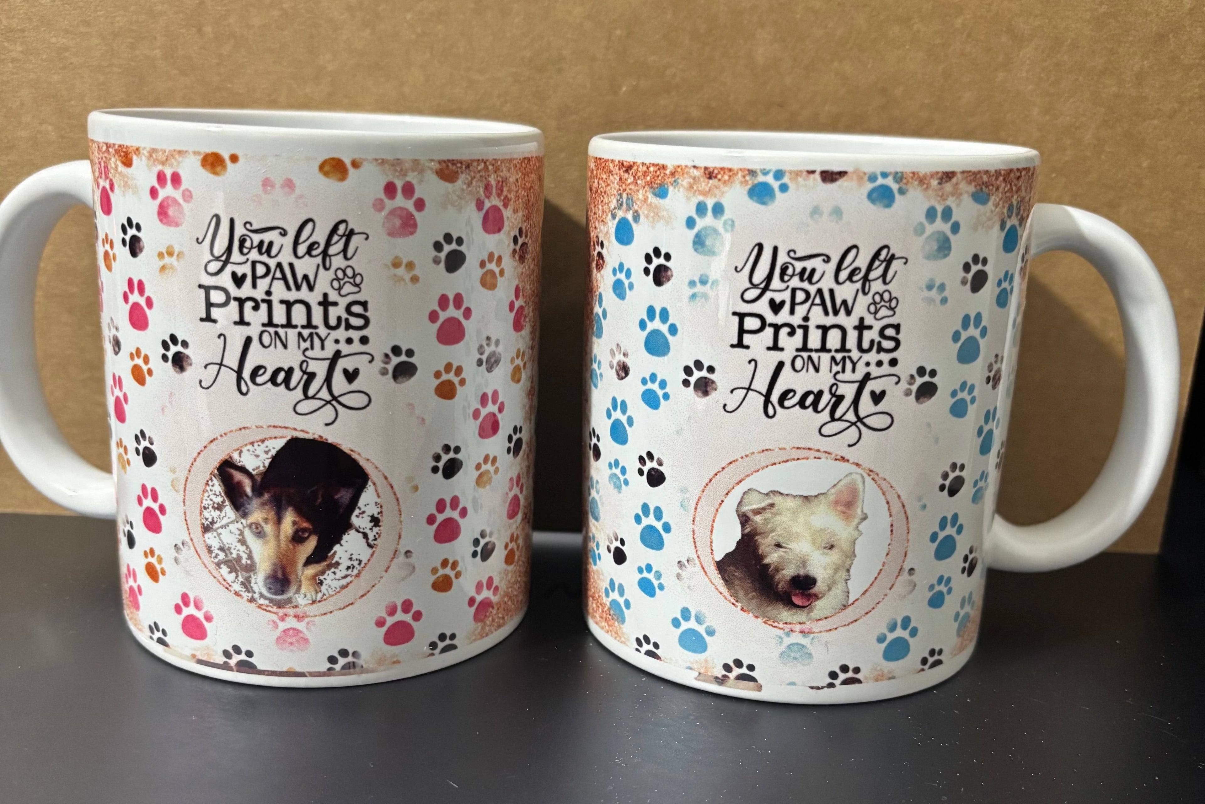 Memorial printed pet 11oz mug for female or male dog keepsake beautiful gift